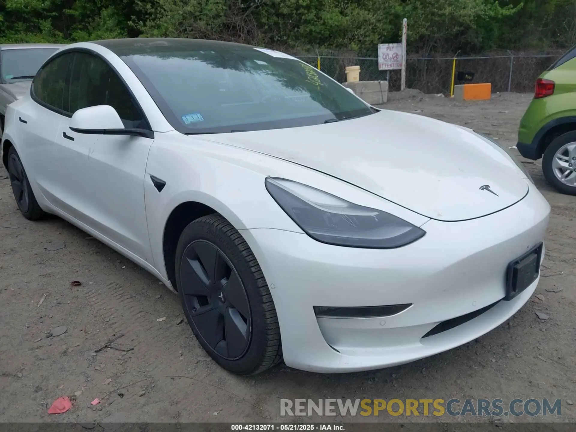 1 fotografías del automóvil dañado 5YJ3E1EB2MF049237 TESLA MODEL 3 2021