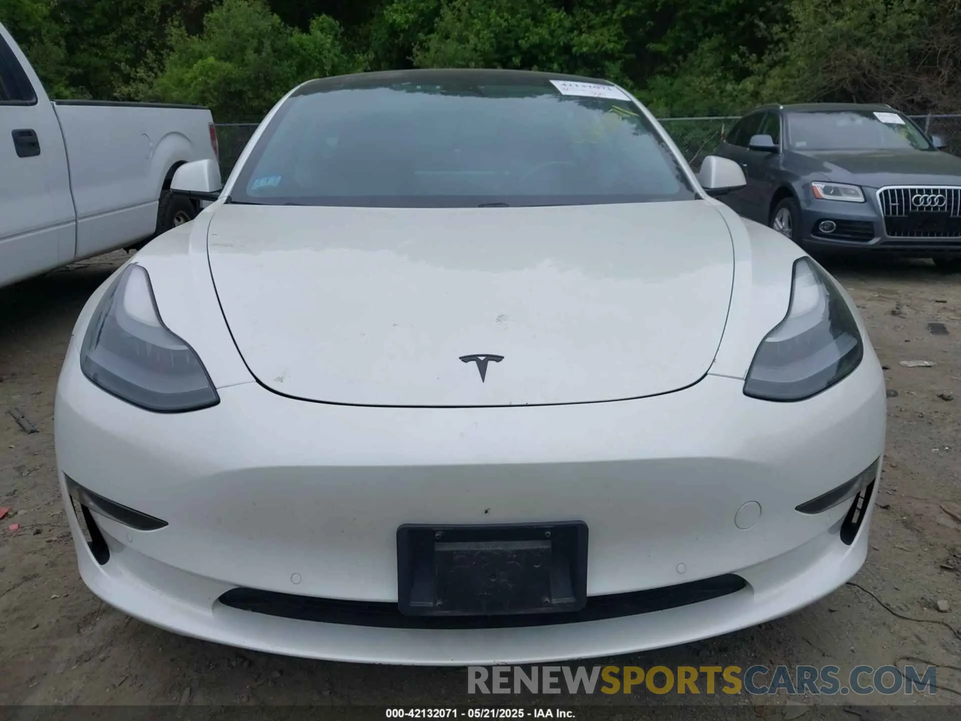 12 fotografías del automóvil dañado 5YJ3E1EB2MF049237 TESLA MODEL 3 2021