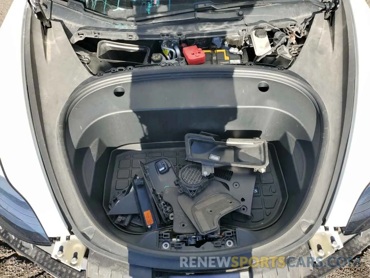 11 fotografías del automóvil dañado 5YJ3E1EB2MF065518 TESLA MODEL 3 2021