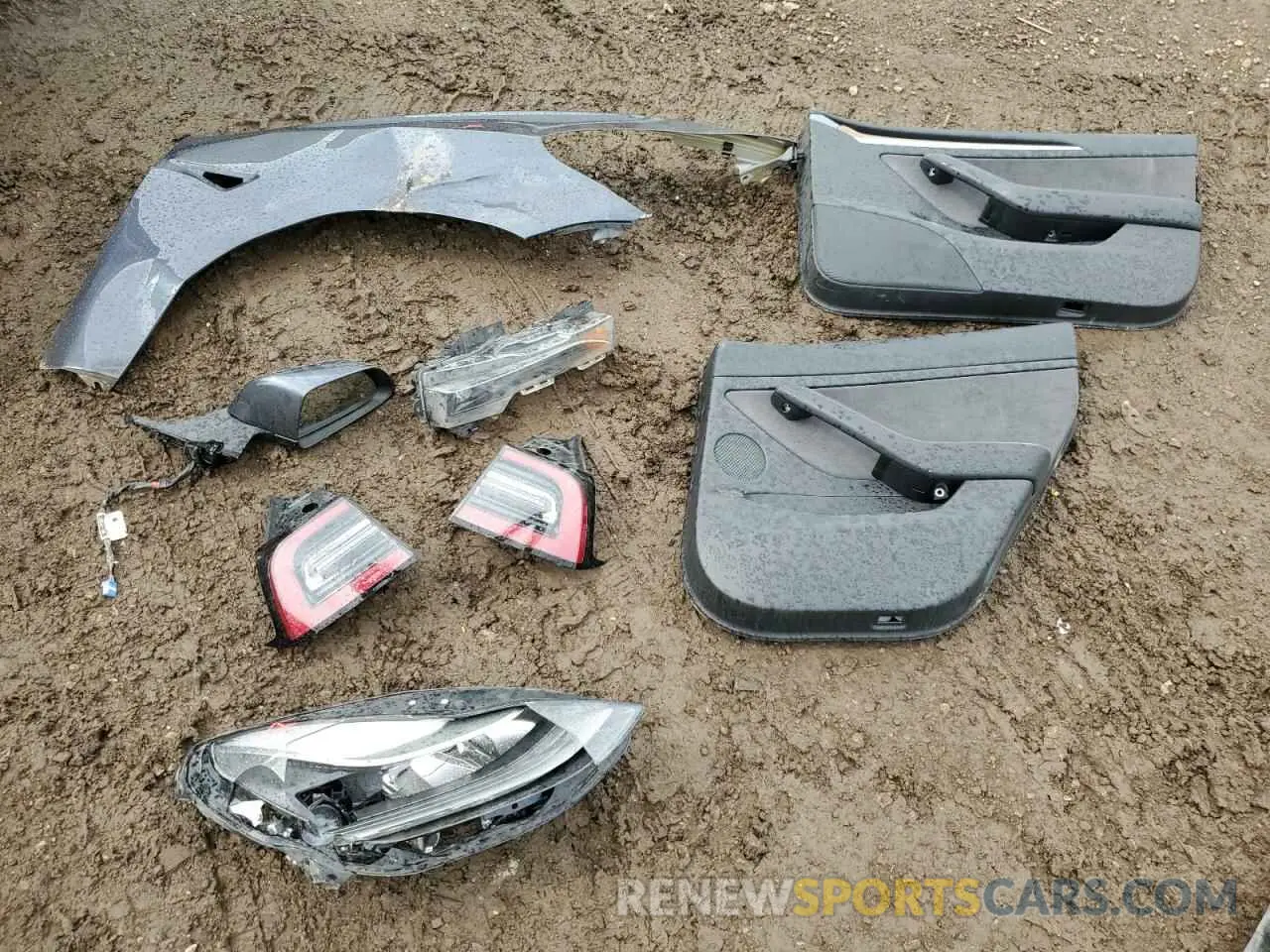 12 fotografías del automóvil dañado 5YJ3E1EB2MF066149 TESLA MODEL 3 2021