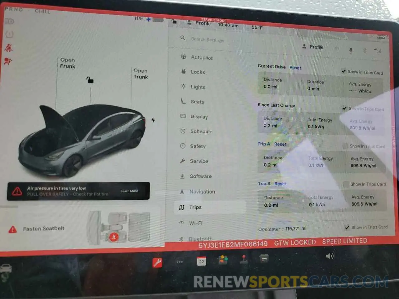 9 fotografías del automóvil dañado 5YJ3E1EB2MF066149 TESLA MODEL 3 2021