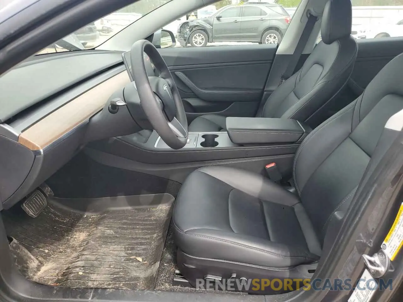 7 fotografías del automóvil dañado 5YJ3E1EB2MF902557 TESLA MODEL 3 2021