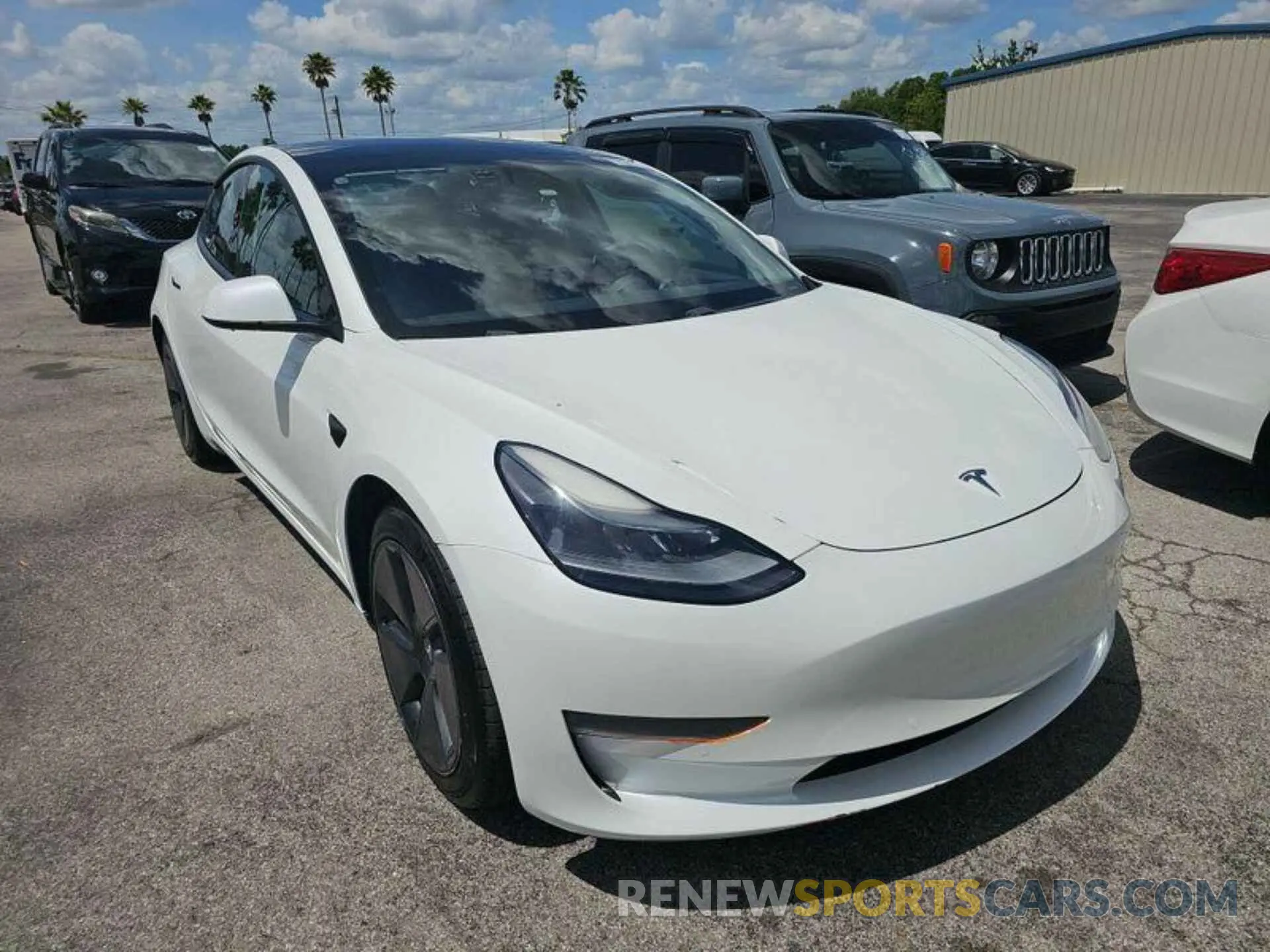 11 fotografías del automóvil dañado 5YJ3E1EB2MF924008 TESLA MODEL 3 2021