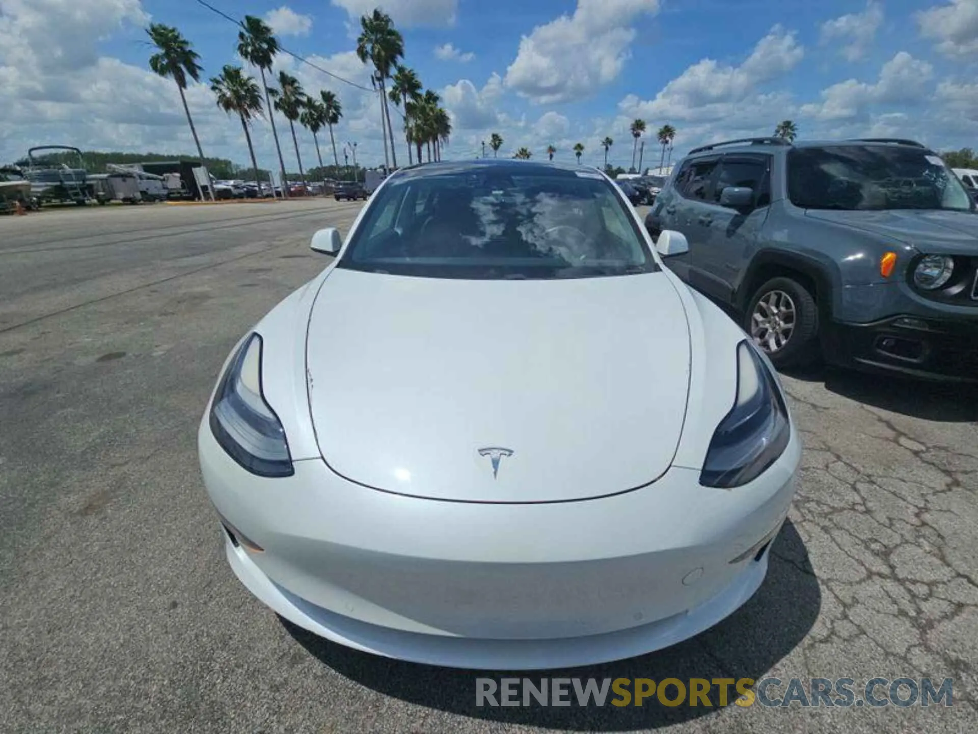 5 fotografías del automóvil dañado 5YJ3E1EB2MF924008 TESLA MODEL 3 2021