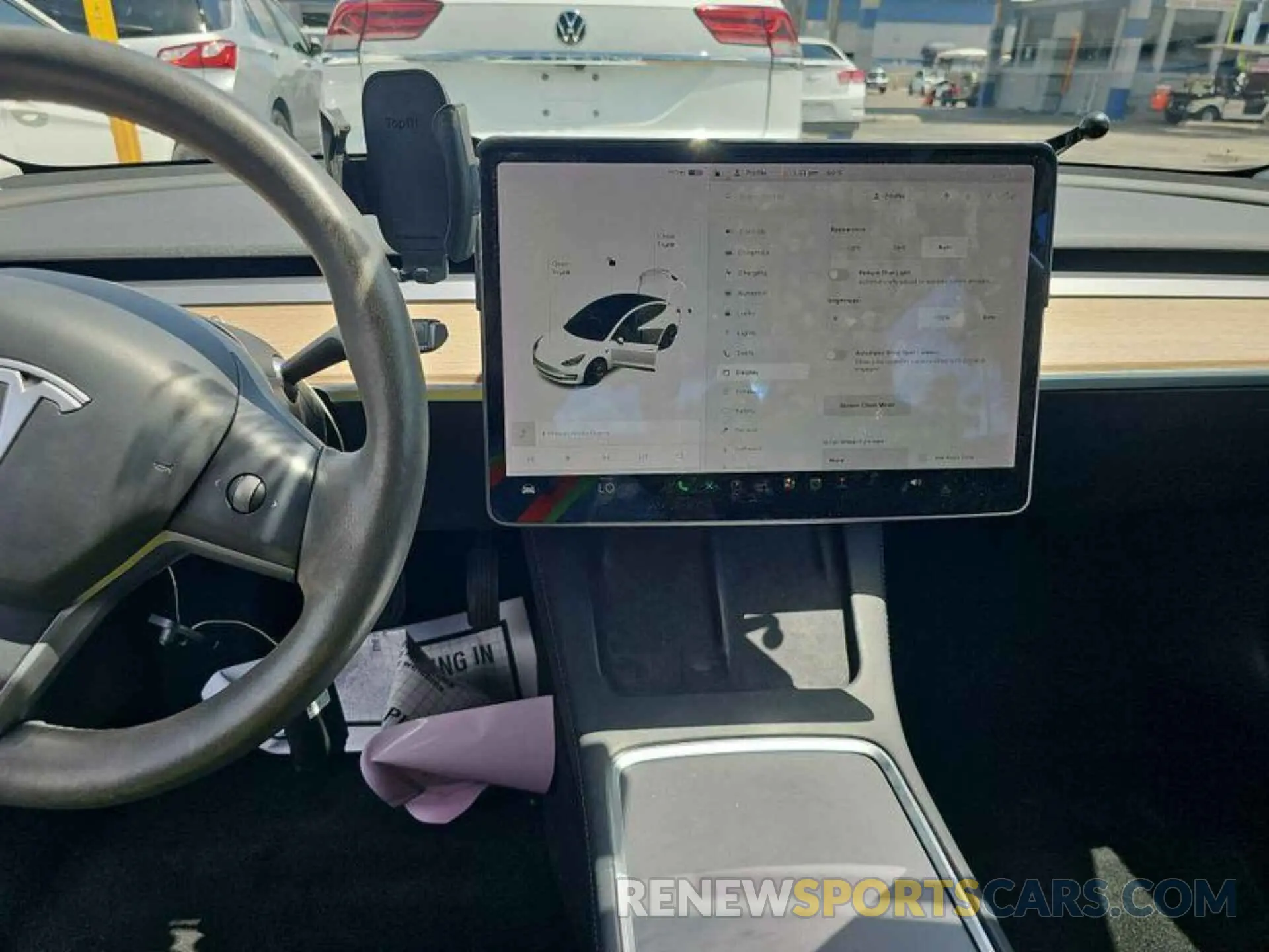 8 fotografías del automóvil dañado 5YJ3E1EB2MF924008 TESLA MODEL 3 2021