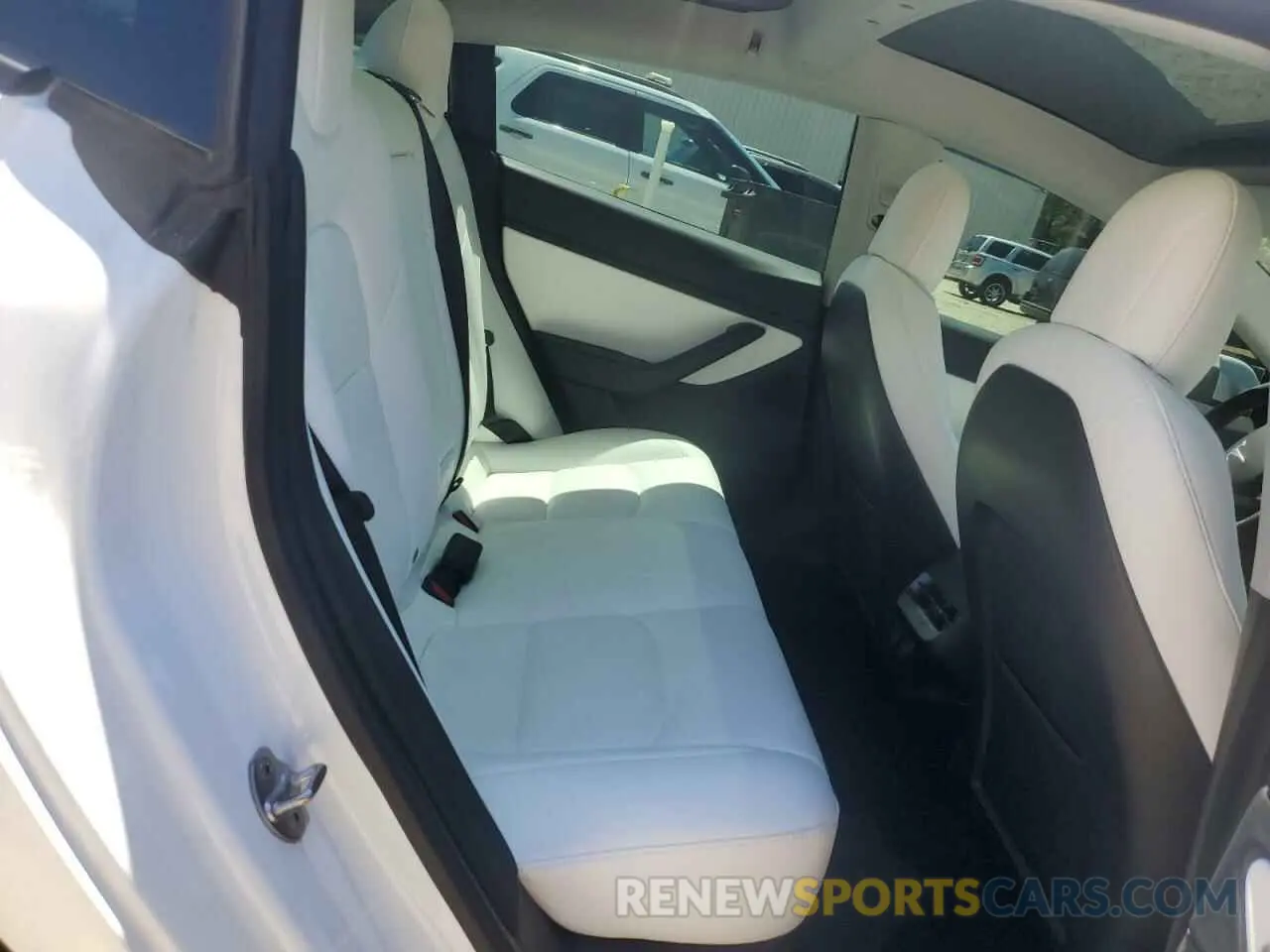 10 fotografías del automóvil dañado 5YJ3E1EB2MF937020 TESLA MODEL 3 2021