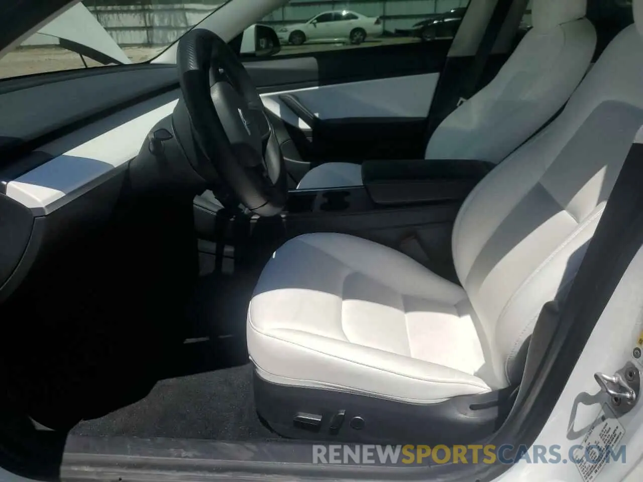 7 fotografías del automóvil dañado 5YJ3E1EB2MF937020 TESLA MODEL 3 2021