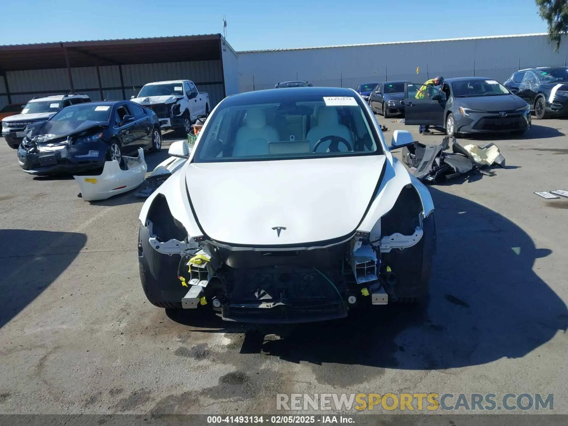 13 fotografías del automóvil dañado 5YJ3E1EB2MF937731 TESLA MODEL 3 2021