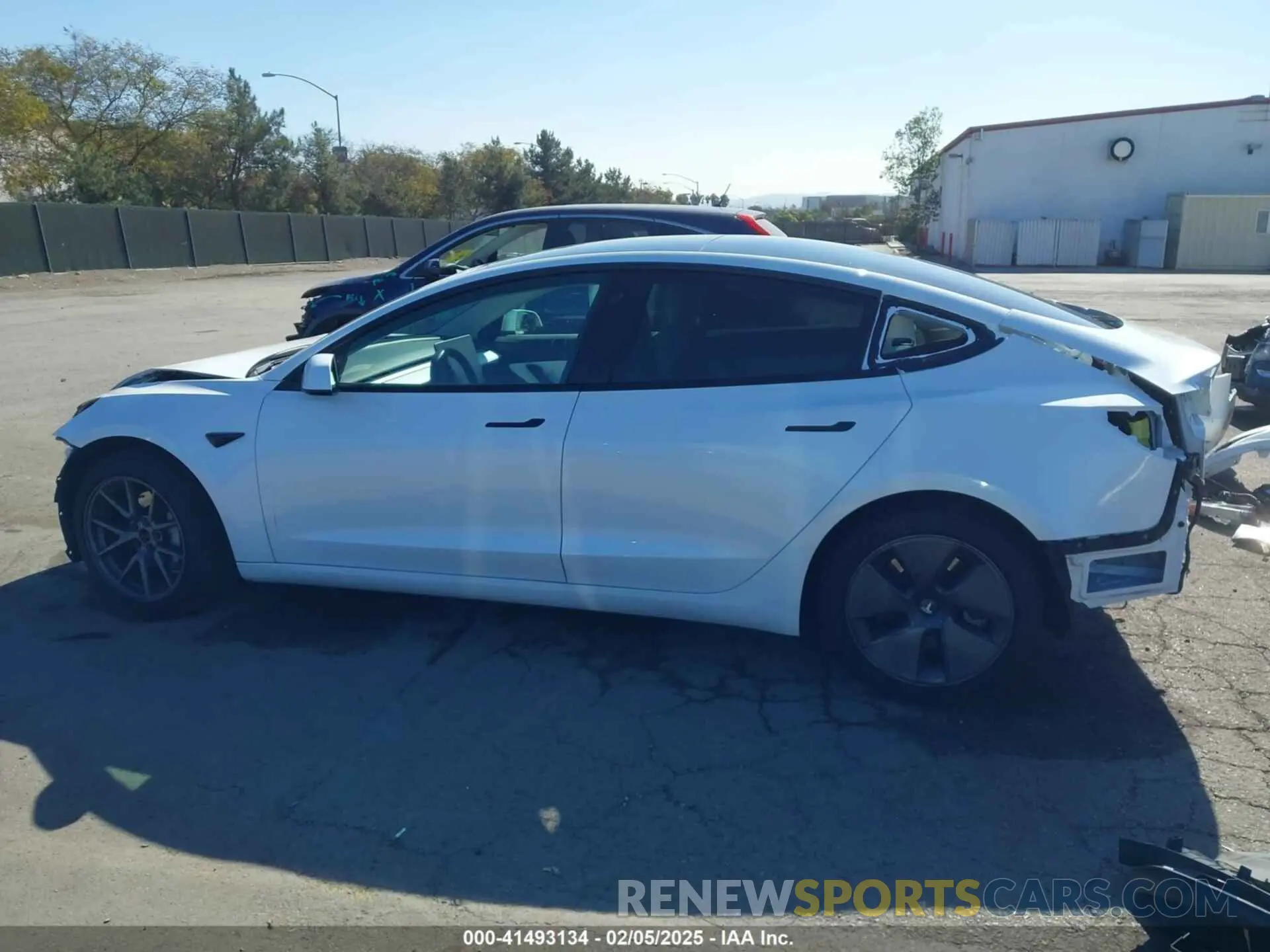 15 fotografías del automóvil dañado 5YJ3E1EB2MF937731 TESLA MODEL 3 2021