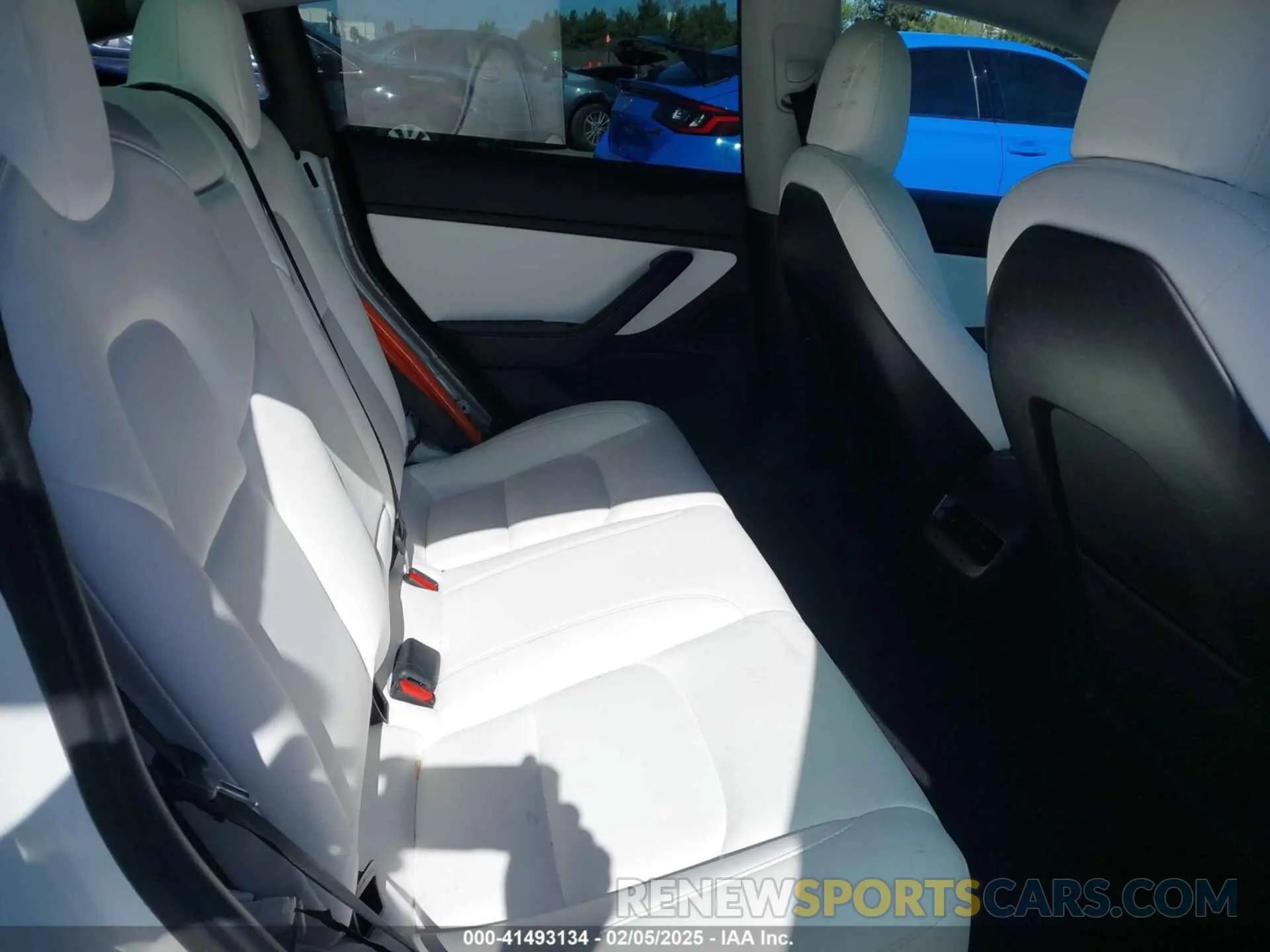 8 fotografías del automóvil dañado 5YJ3E1EB2MF937731 TESLA MODEL 3 2021