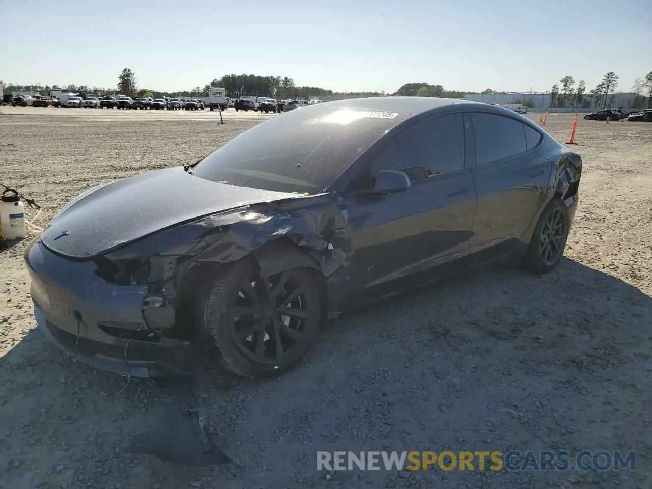 1 fotografías del automóvil dañado 5YJ3E1EB2MF965433 TESLA MODEL 3 2021