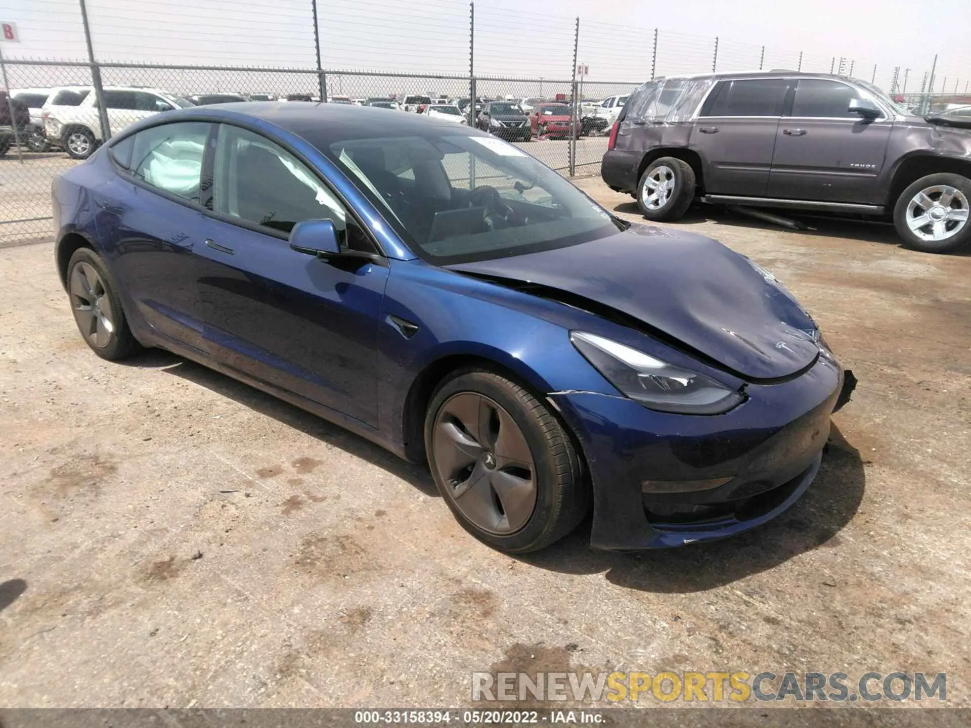 1 fotografías del automóvil dañado 5YJ3E1EB2MF974889 TESLA MODEL 3 2021
