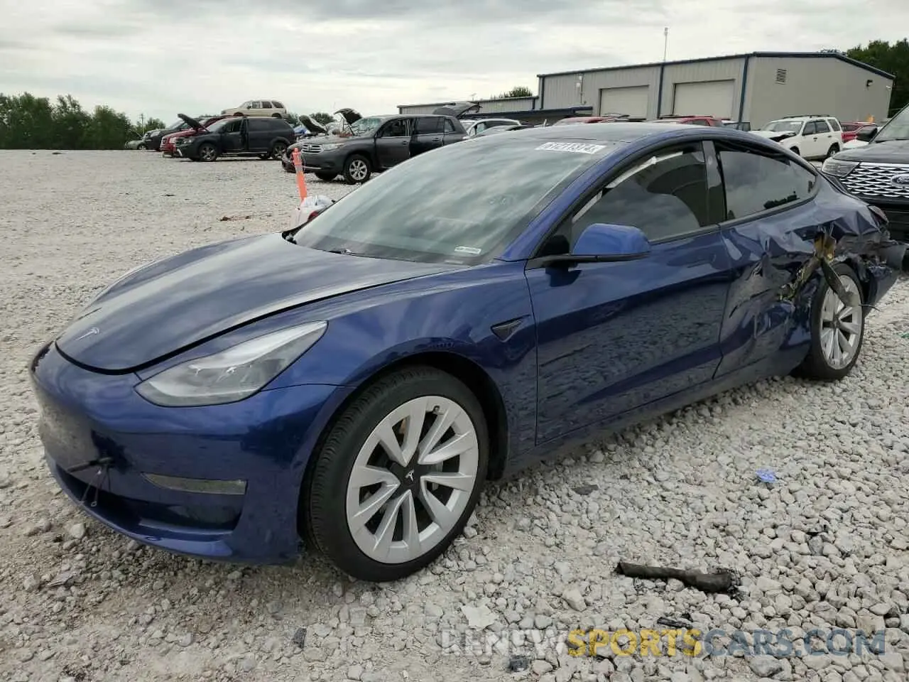 1 fotografías del automóvil dañado 5YJ3E1EB2MF980448 TESLA MODEL 3 2021
