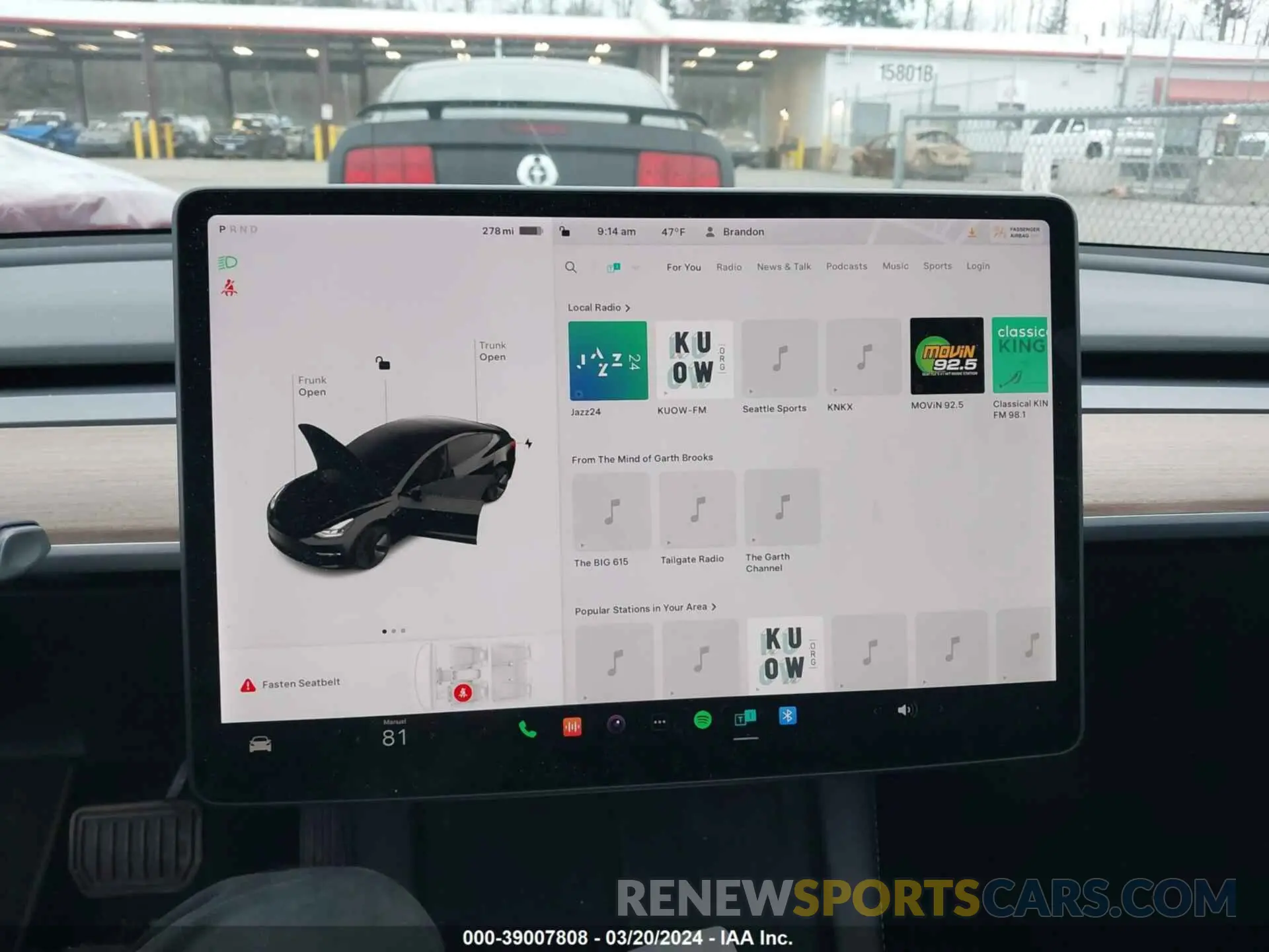 18 fotografías del automóvil dañado 5YJ3E1EB3MF002296 TESLA MODEL 3 2021