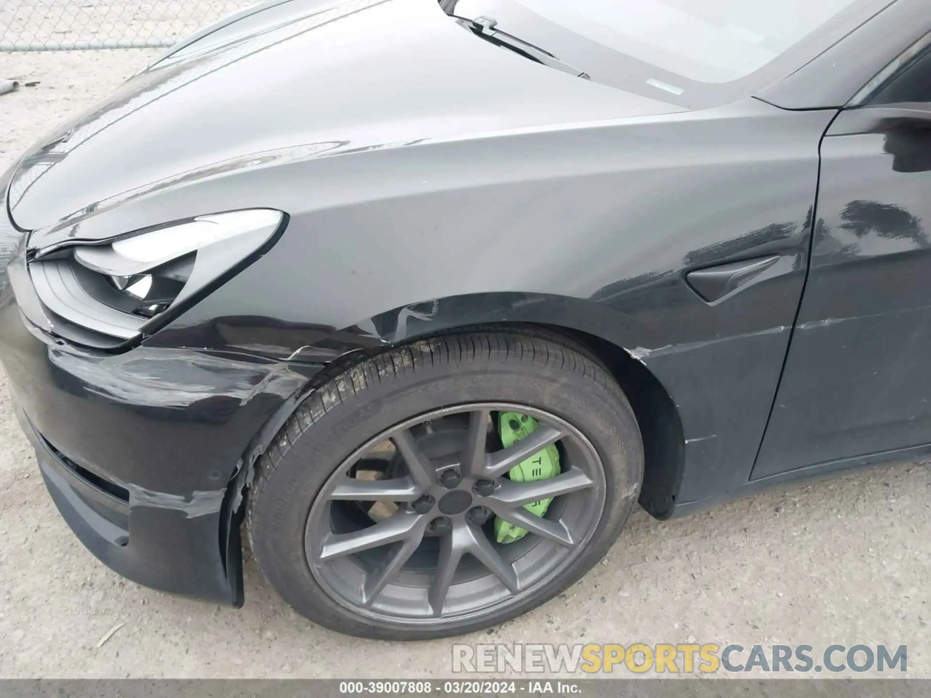 6 fotografías del automóvil dañado 5YJ3E1EB3MF002296 TESLA MODEL 3 2021