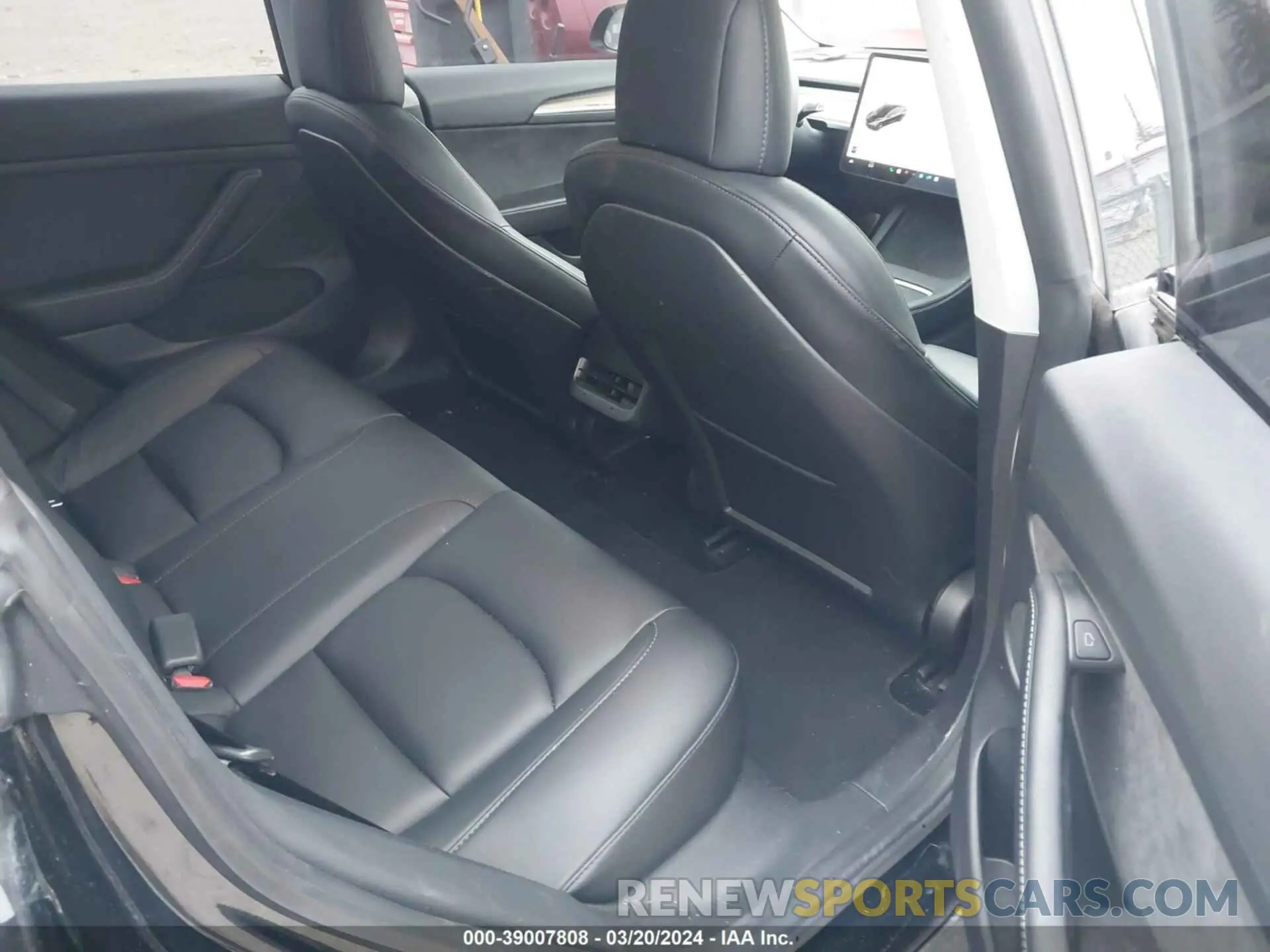 8 fotografías del automóvil dañado 5YJ3E1EB3MF002296 TESLA MODEL 3 2021