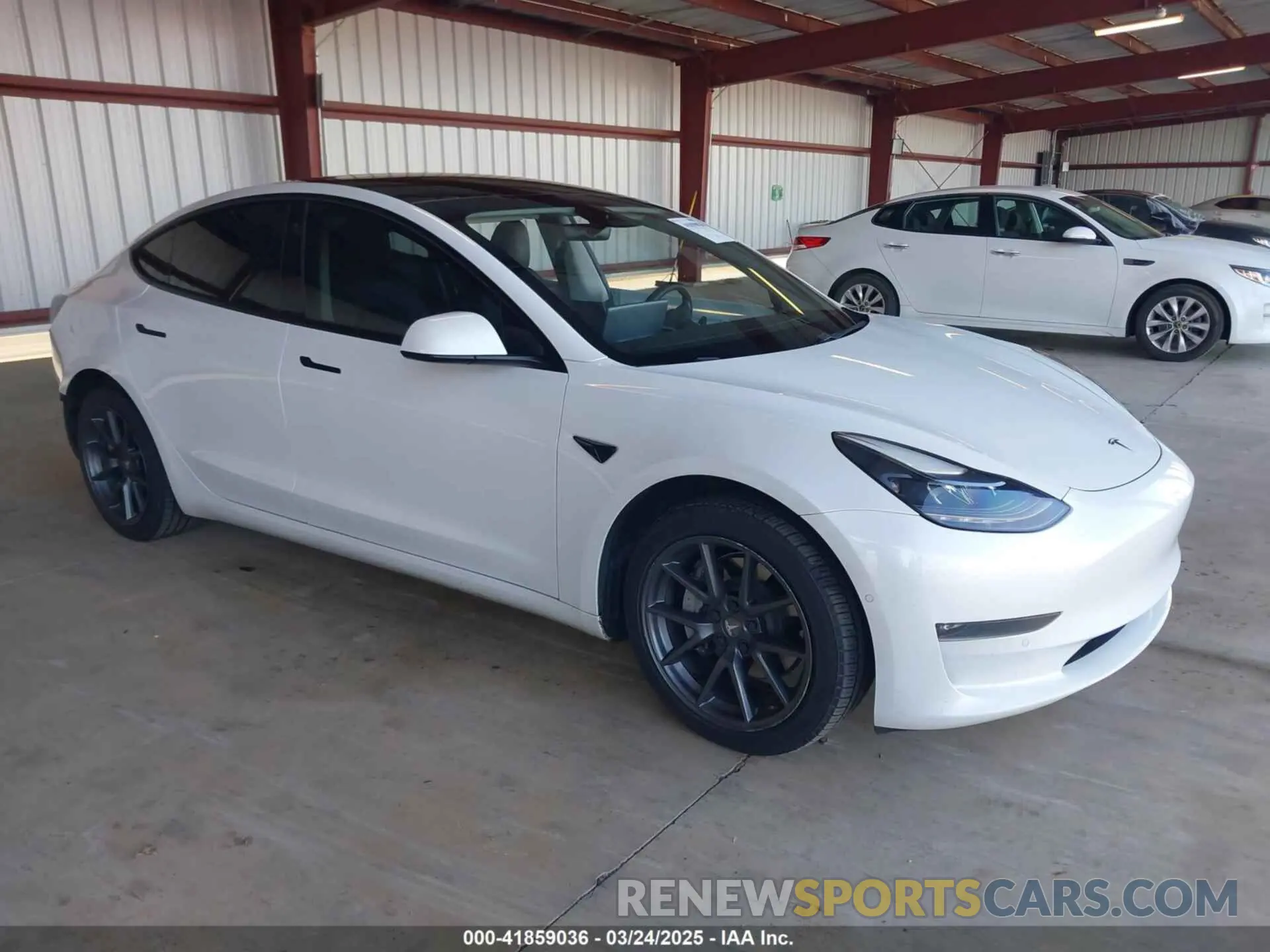 1 fotografías del automóvil dañado 5YJ3E1EB3MF003027 TESLA MODEL 3 2021
