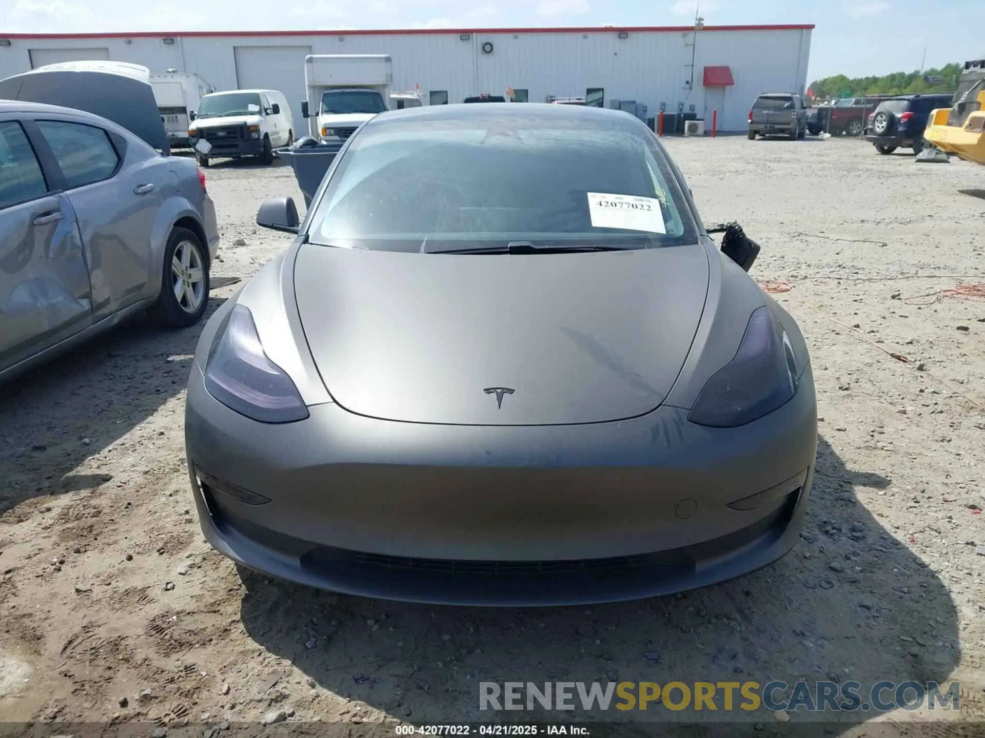12 fotografías del automóvil dañado 5YJ3E1EB3MF014884 TESLA MODEL 3 2021