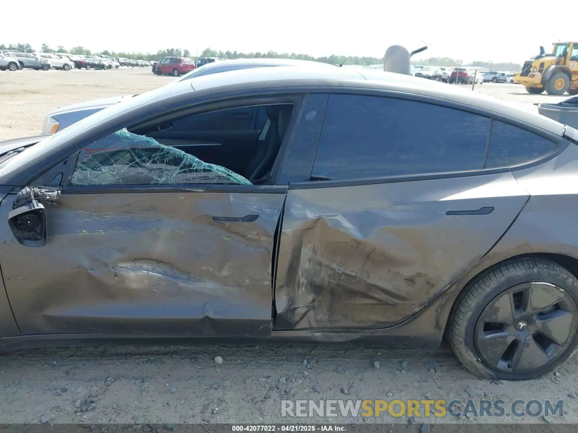 14 fotografías del automóvil dañado 5YJ3E1EB3MF014884 TESLA MODEL 3 2021