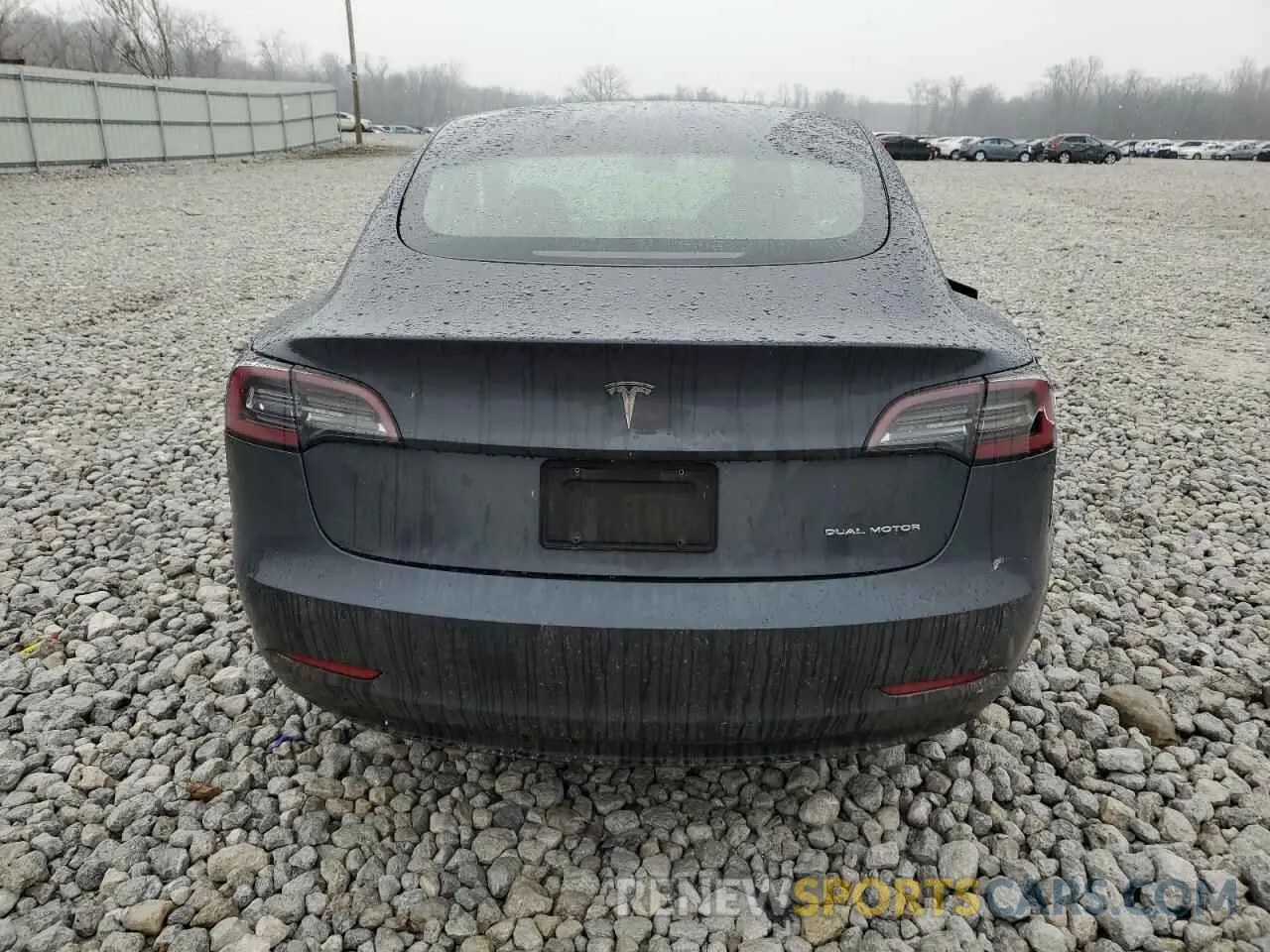 6 fotografías del automóvil dañado 5YJ3E1EB3MF019695 TESLA MODEL 3 2021