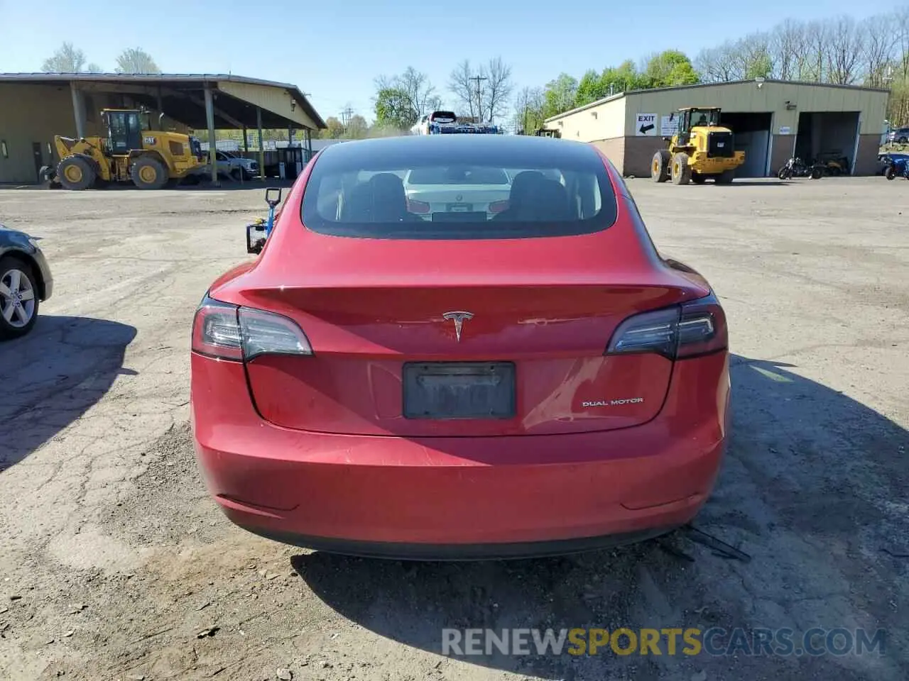 6 fotografías del automóvil dañado 5YJ3E1EB3MF055869 TESLA MODEL 3 2021