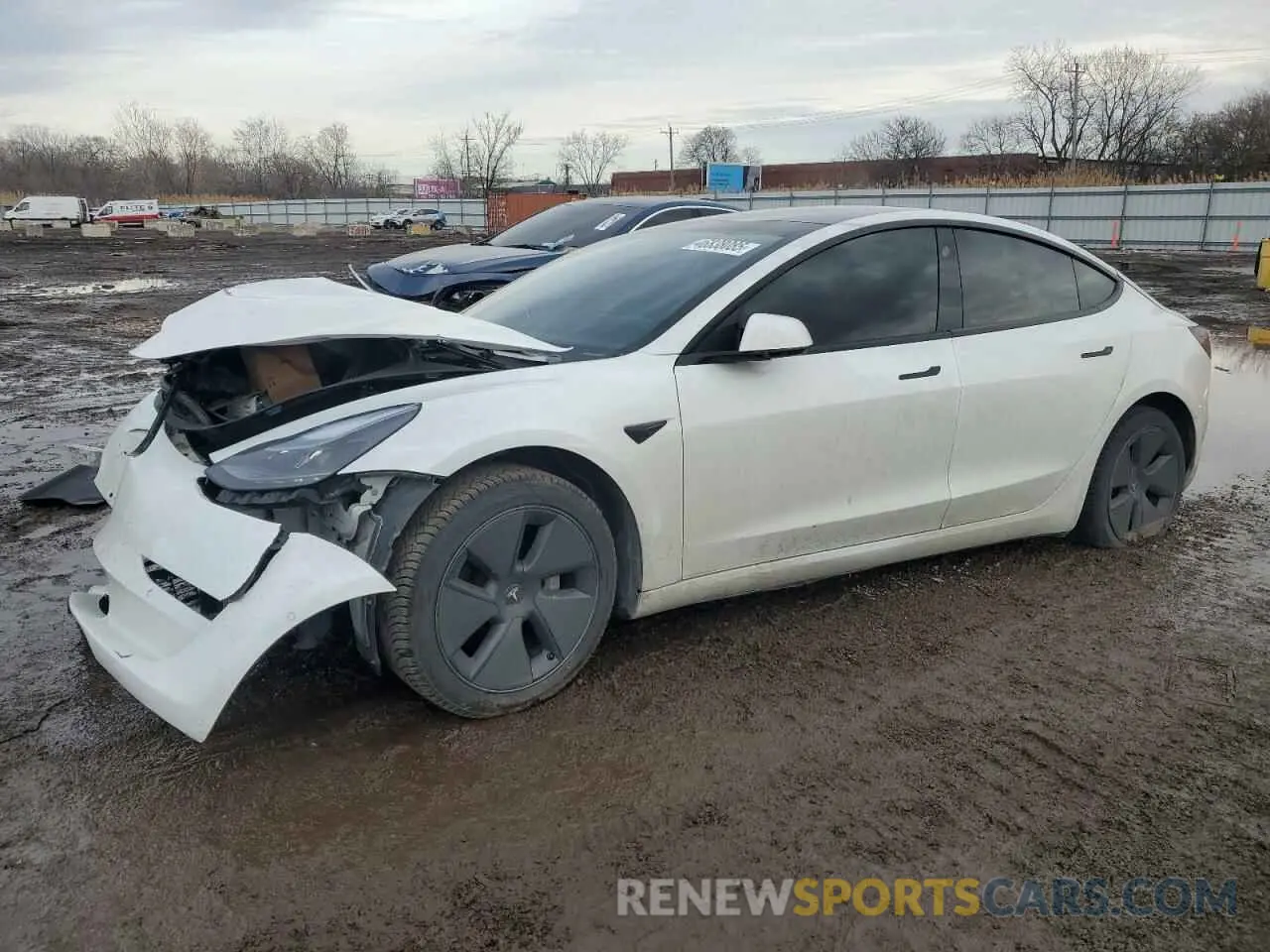 1 fotografías del automóvil dañado 5YJ3E1EB3MF068539 TESLA MODEL 3 2021