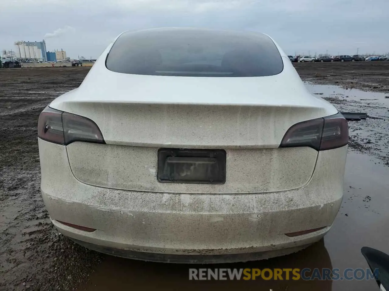 6 fotografías del automóvil dañado 5YJ3E1EB3MF068539 TESLA MODEL 3 2021