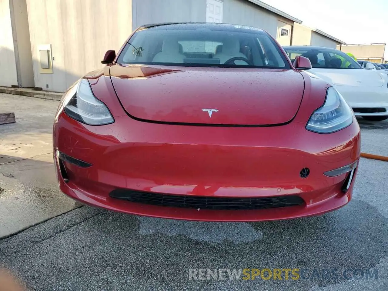 5 fotografías del automóvil dañado 5YJ3E1EB3MF836956 TESLA MODEL 3 2021