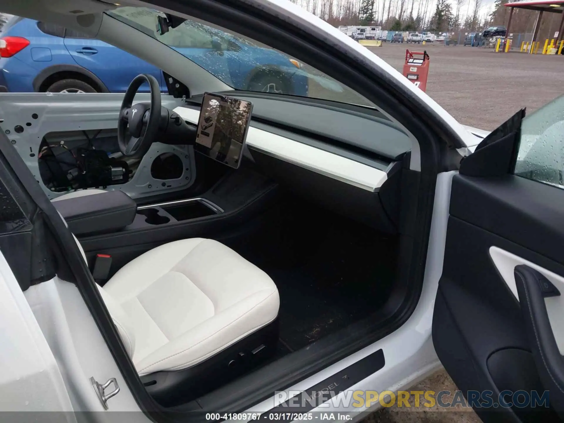 5 fotografías del automóvil dañado 5YJ3E1EB3MF856009 TESLA MODEL 3 2021