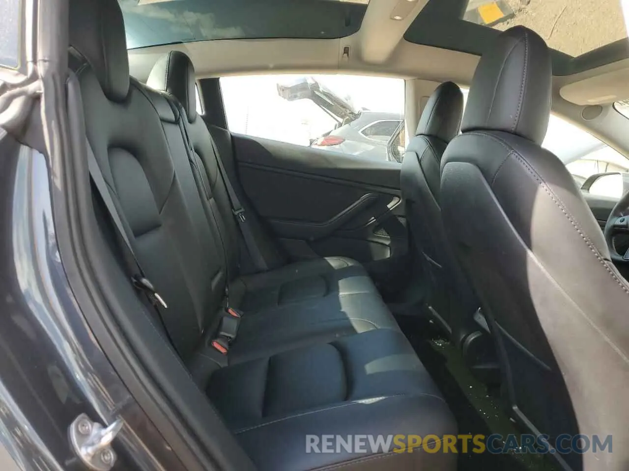 10 fotografías del automóvil dañado 5YJ3E1EB3MF862036 TESLA MODEL 3 2021