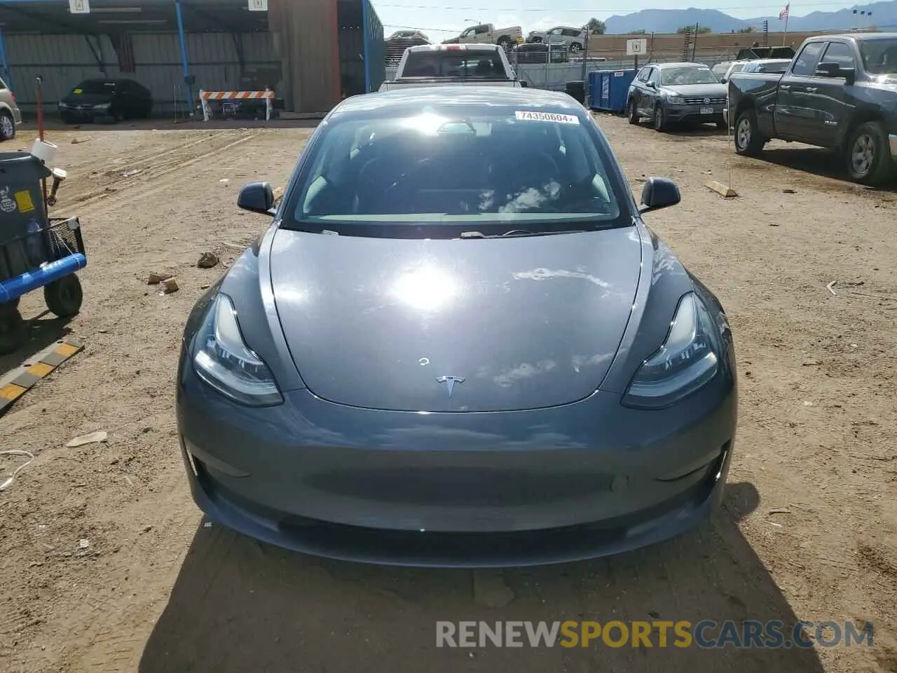 5 fotografías del automóvil dañado 5YJ3E1EB3MF862036 TESLA MODEL 3 2021
