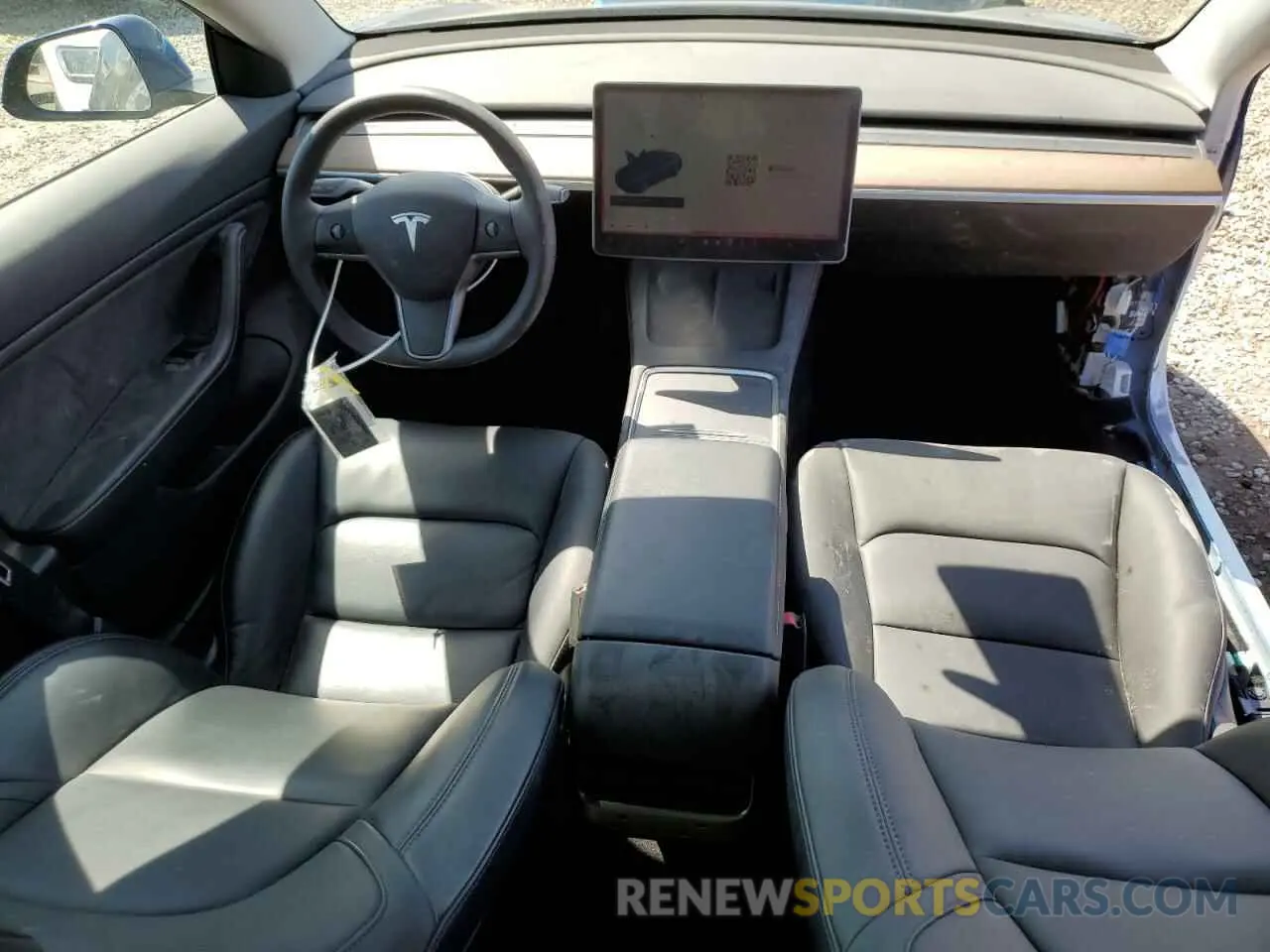 8 fotografías del automóvil dañado 5YJ3E1EB3MF916144 TESLA MODEL 3 2021