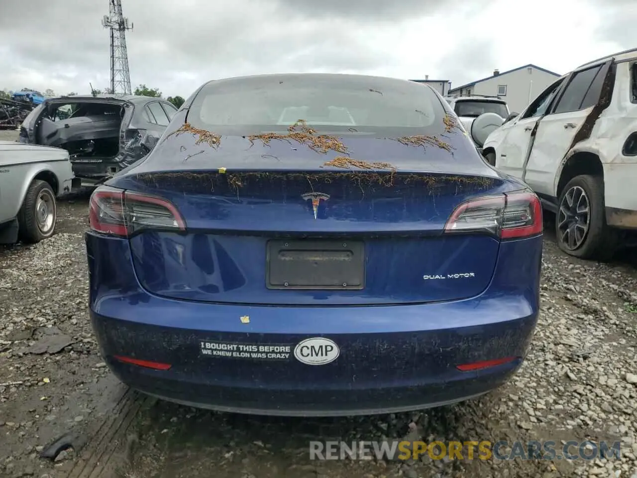 6 fotografías del automóvil dañado 5YJ3E1EB3MF924468 TESLA MODEL 3 2021
