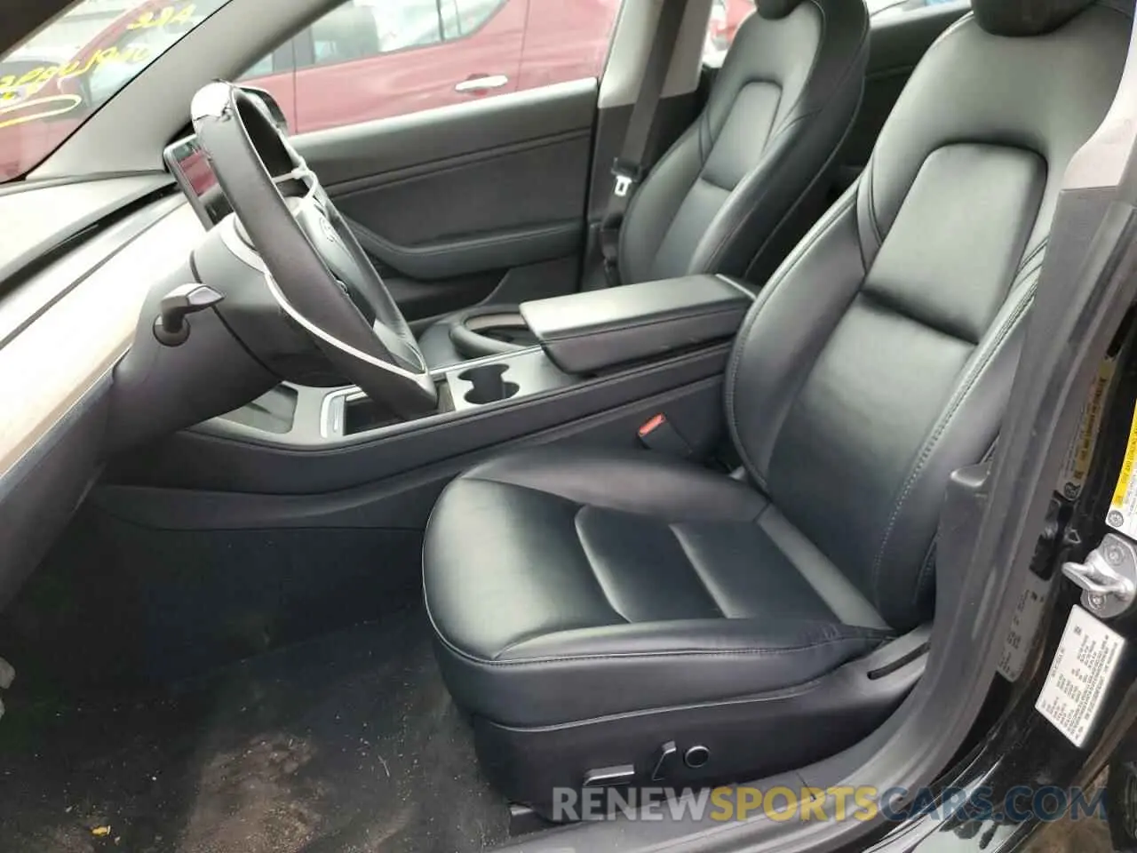7 fotografías del automóvil dañado 5YJ3E1EB3MF924647 TESLA MODEL 3 2021