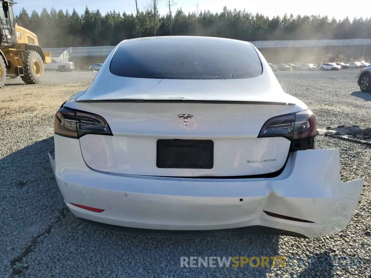 6 fotografías del automóvil dañado 5YJ3E1EB3MF925068 TESLA MODEL 3 2021