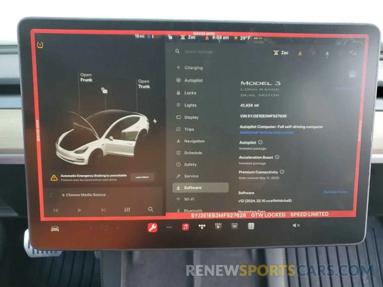 9 fotografías del automóvil dañado 5YJ3E1EB3MF927628 TESLA MODEL 3 2021
