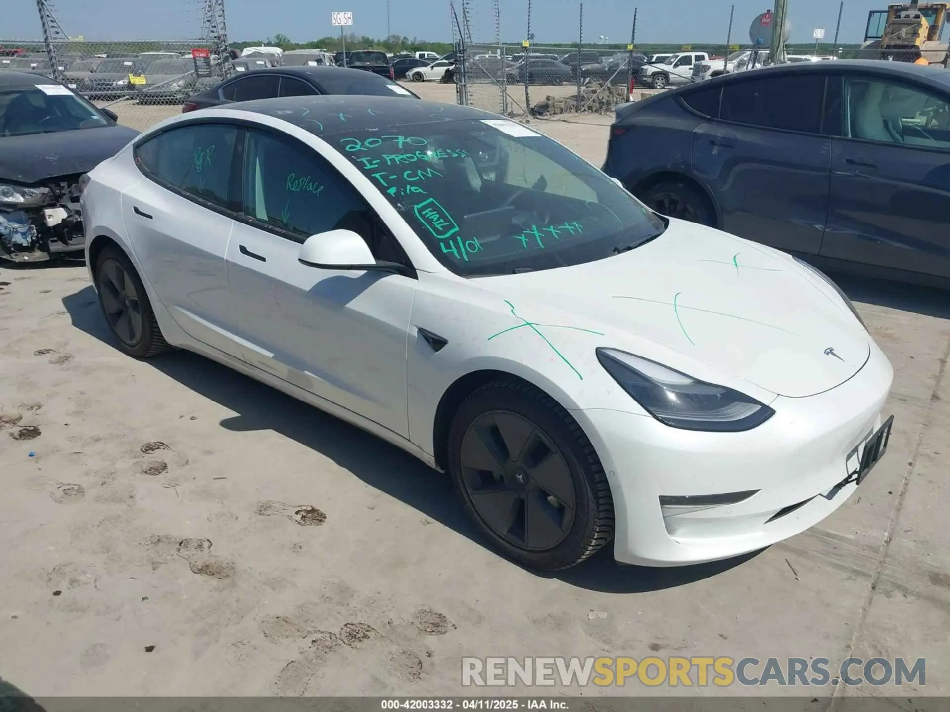 1 fotografías del automóvil dañado 5YJ3E1EB3MF928214 TESLA MODEL 3 2021