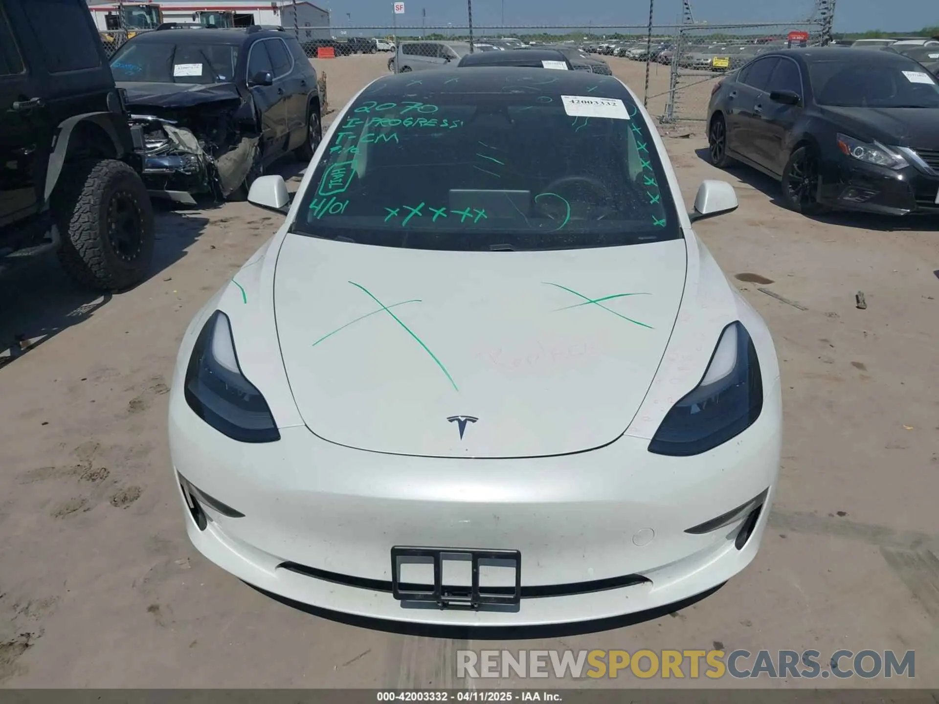 12 fotografías del automóvil dañado 5YJ3E1EB3MF928214 TESLA MODEL 3 2021
