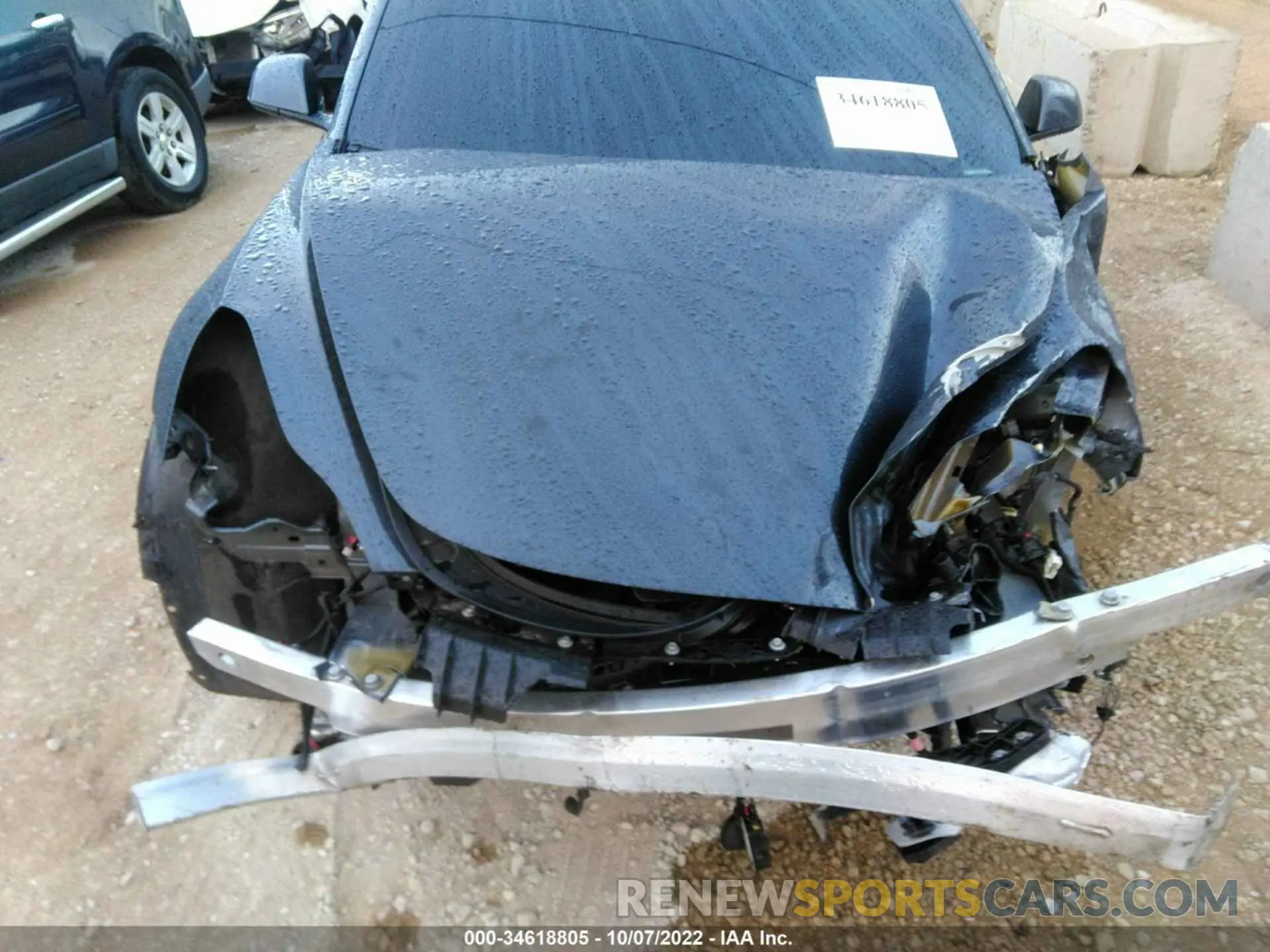 10 fotografías del automóvil dañado 5YJ3E1EB3MF948012 TESLA MODEL 3 2021