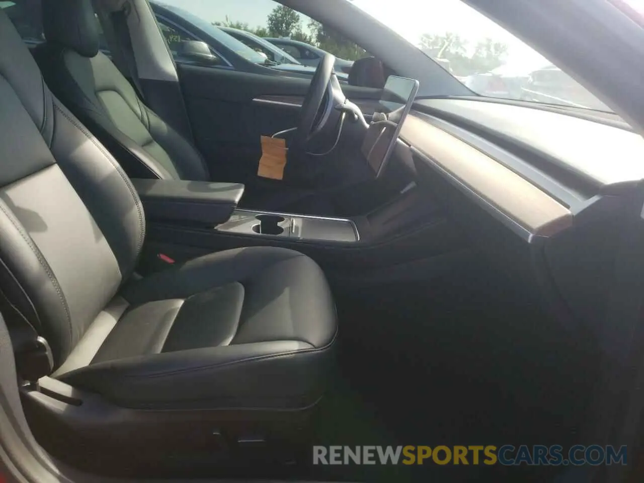 5 fotografías del automóvil dañado 5YJ3E1EB3MF973248 TESLA MODEL 3 2021