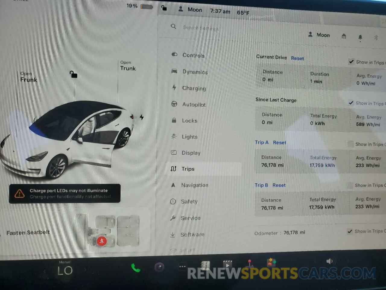 9 fotografías del automóvil dañado 5YJ3E1EB3MF975484 TESLA MODEL 3 2021