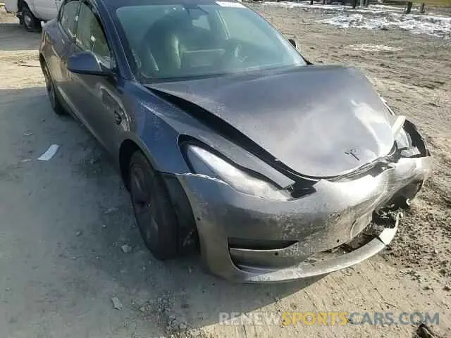 11 fotografías del automóvil dañado 5YJ3E1EB3MF979714 TESLA MODEL 3 2021