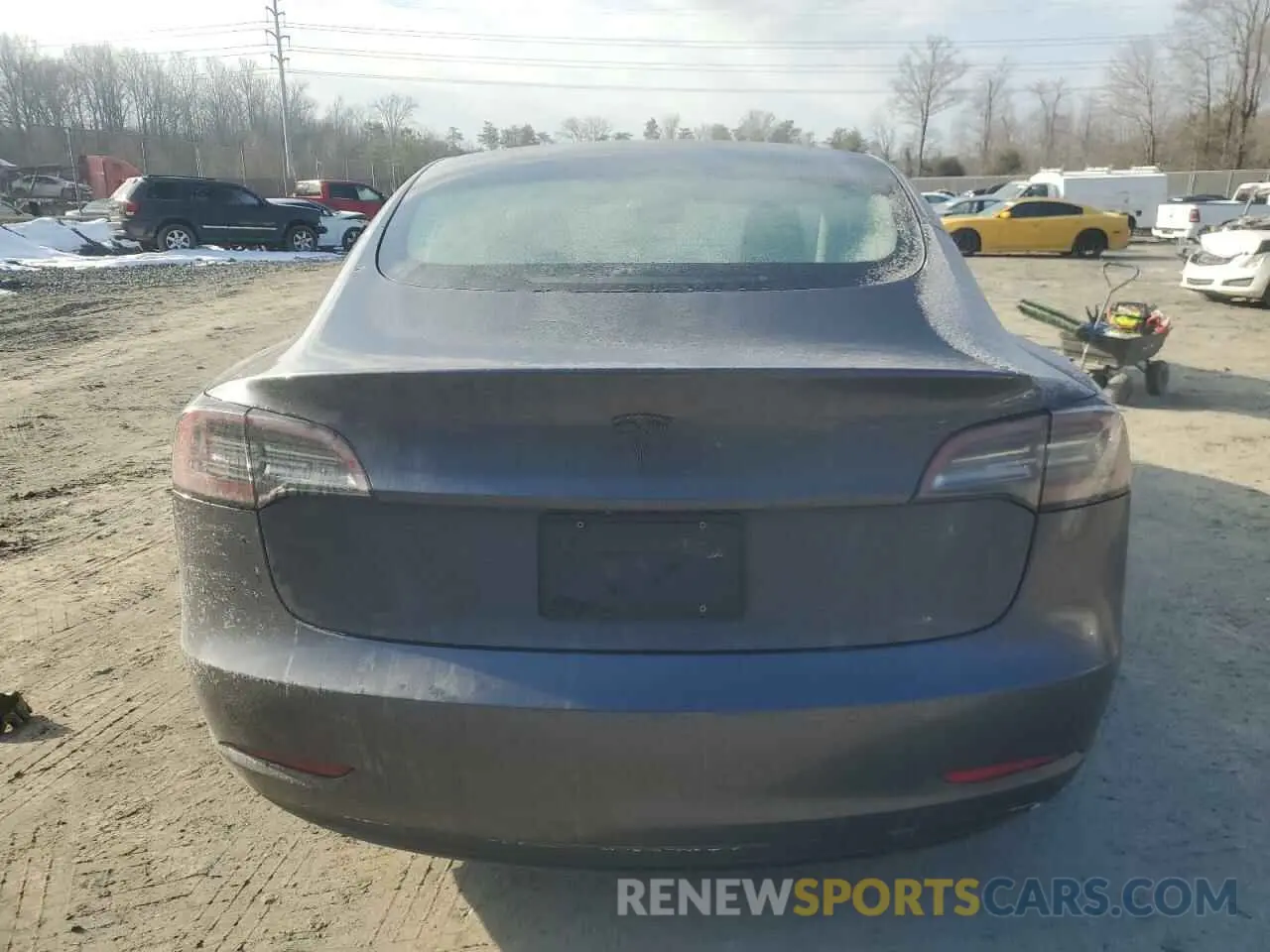6 fotografías del automóvil dañado 5YJ3E1EB3MF979714 TESLA MODEL 3 2021