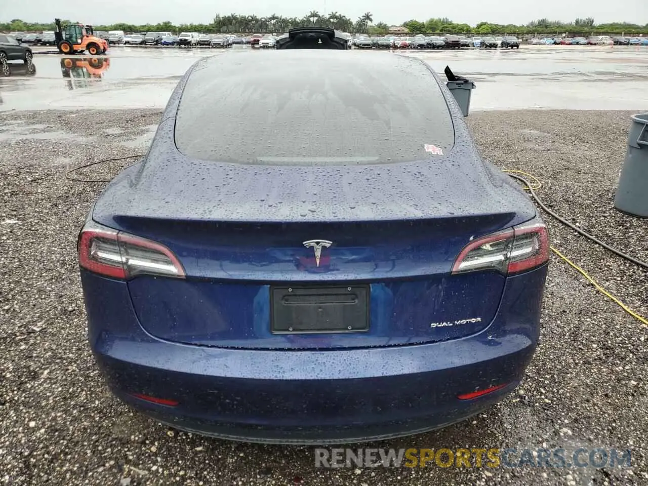 6 fotografías del automóvil dañado 5YJ3E1EB3MF980135 TESLA MODEL 3 2021