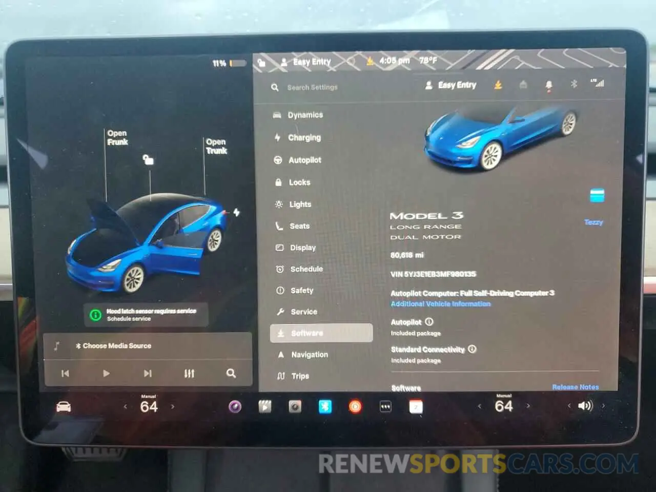 9 fotografías del automóvil dañado 5YJ3E1EB3MF980135 TESLA MODEL 3 2021