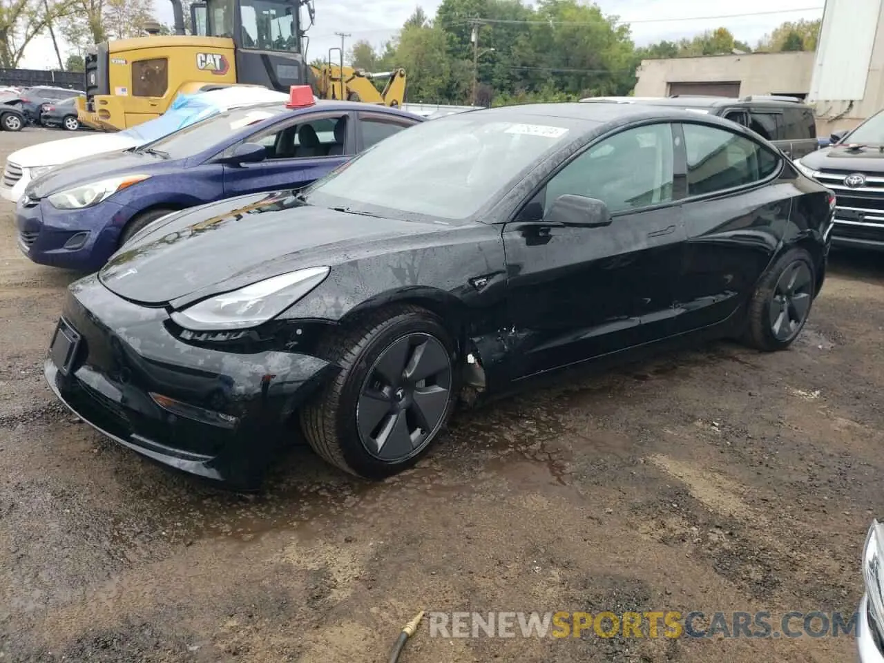 1 fotografías del automóvil dañado 5YJ3E1EB3MF984301 TESLA MODEL 3 2021