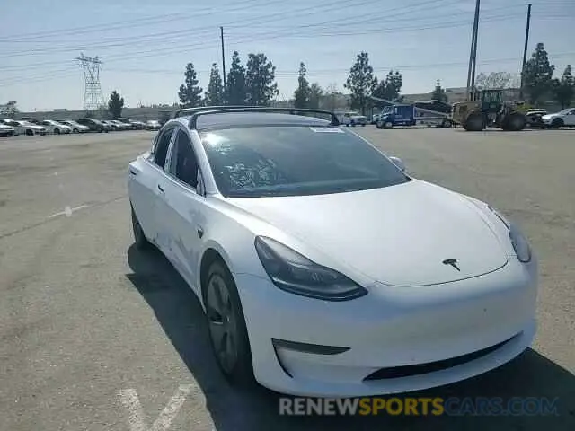 14 fotografías del automóvil dañado 5YJ3E1EB4MF002906 TESLA MODEL 3 2021