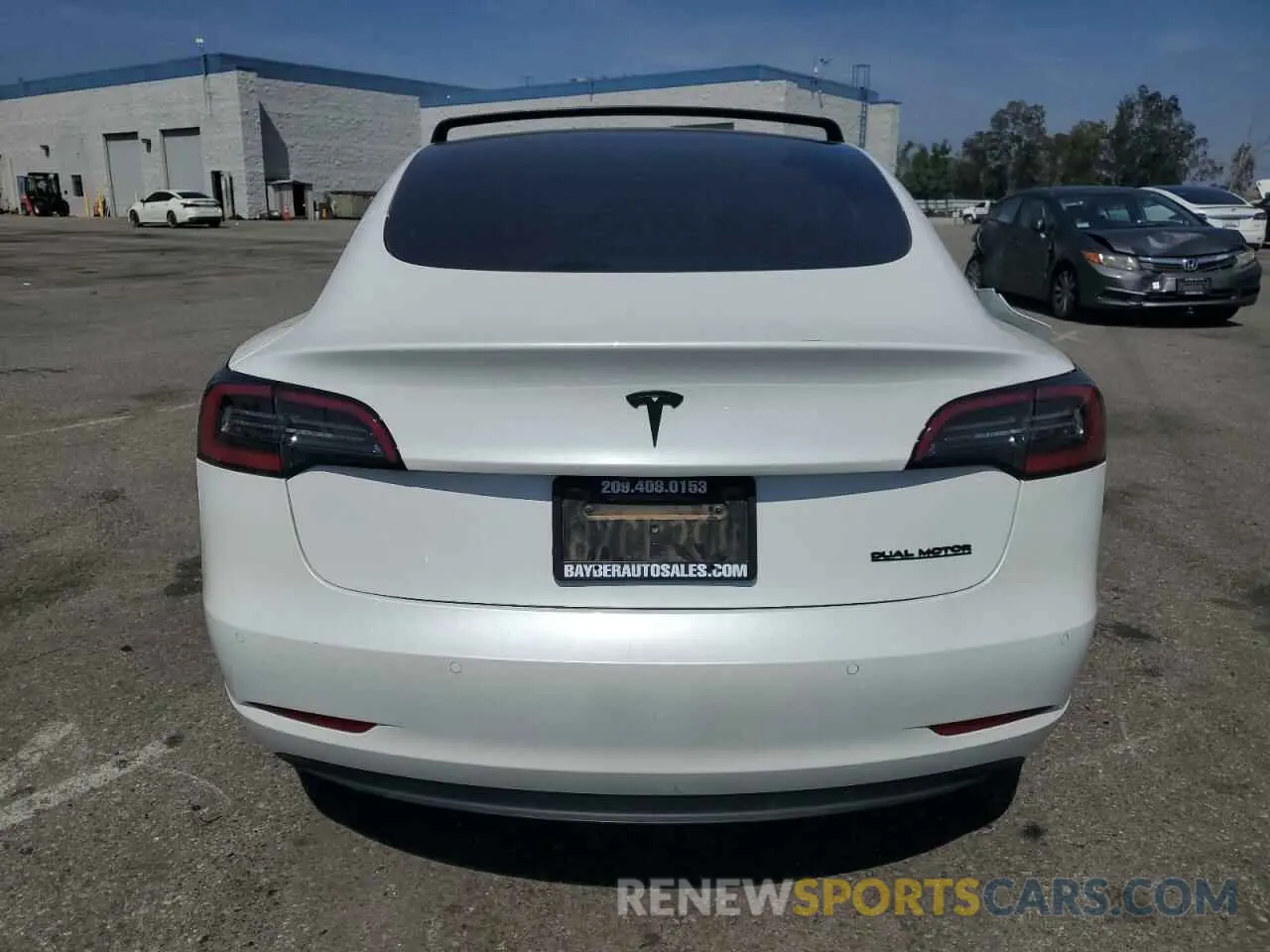 6 fotografías del automóvil dañado 5YJ3E1EB4MF002906 TESLA MODEL 3 2021