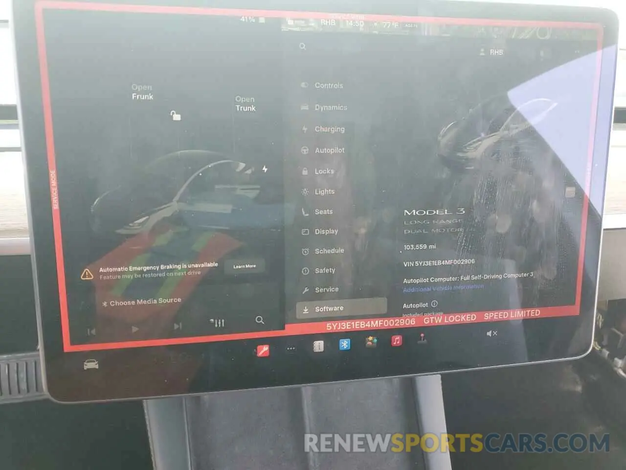 9 fotografías del automóvil dañado 5YJ3E1EB4MF002906 TESLA MODEL 3 2021