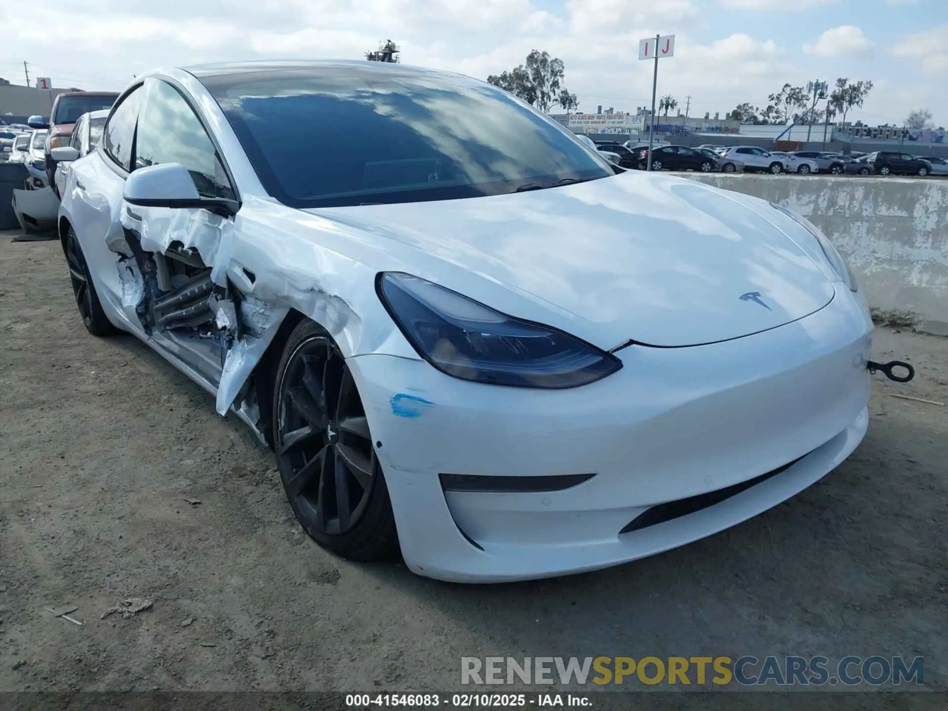 1 fotografías del automóvil dañado 5YJ3E1EB4MF010097 TESLA MODEL 3 2021